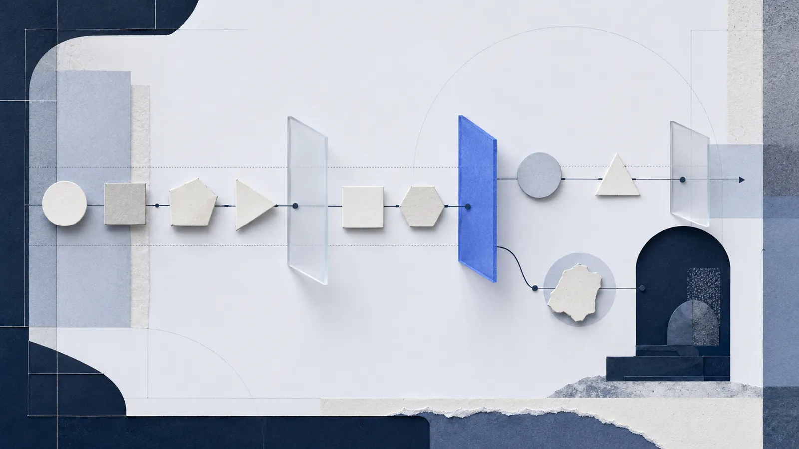 A process whose outcomes become visible at a checkpoint