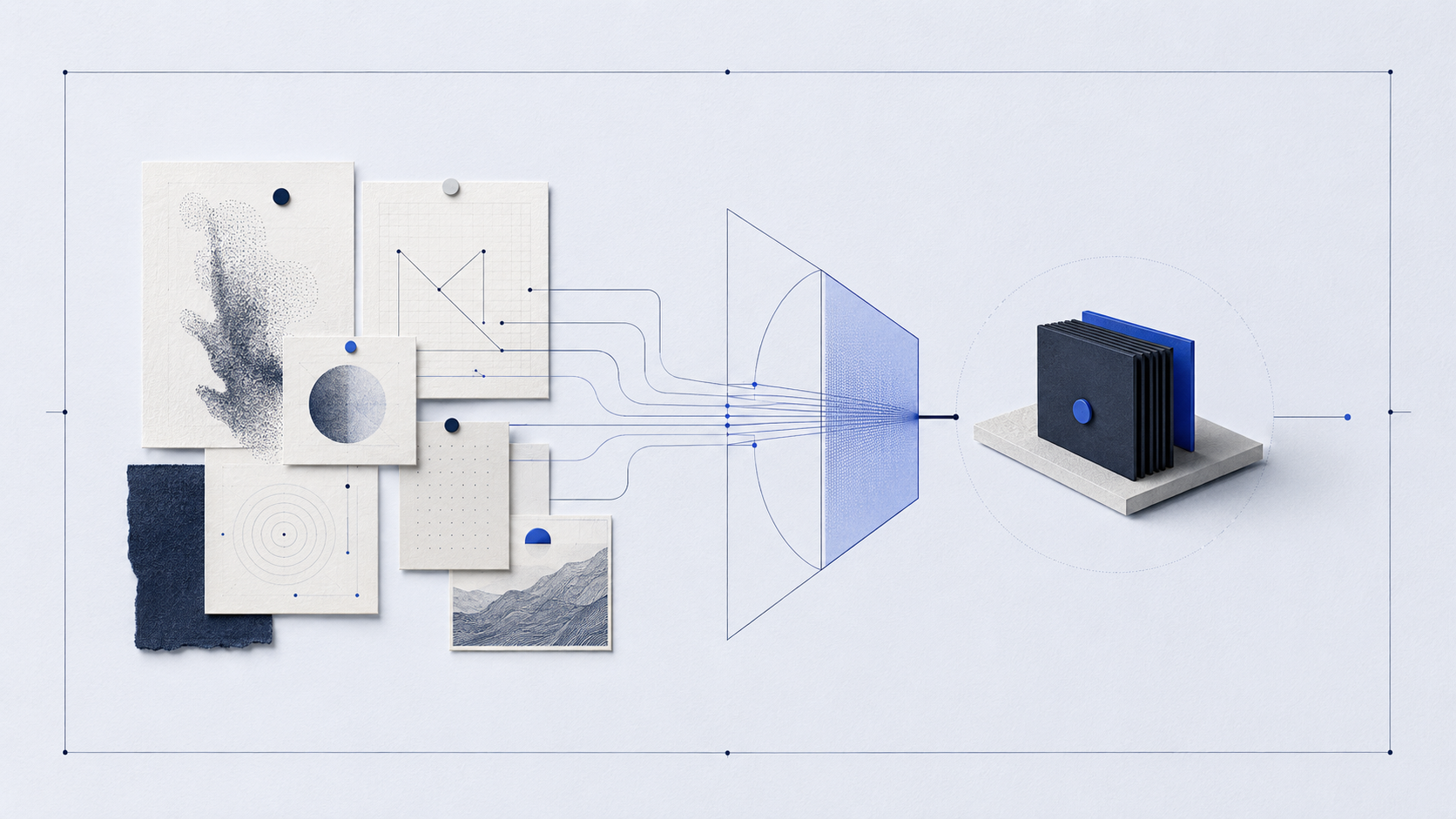 Many expert notes pass through a lens and are bundled into a single, stacked tool